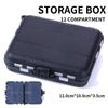 Fishing Tackle Box Fishing Box for Lure 9/12 Compartments Plastic Waterproof Hooks Lures Box Fishing Tackle Boxes Accessories