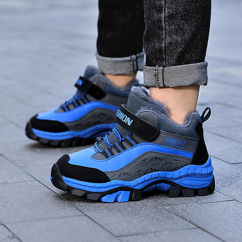 Зимняя уличная детская зимняя обувь плюс непромокаемые лыжные ботинки, детские зимние зимние ботинки большого размера