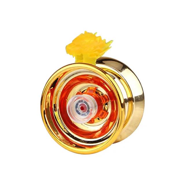 4 цвета Kids Magic Yoyo, отзывчивый высокоскоростной алюминиевый сплав Yo-yo, токарный станок с ЧПУ с прядильной нитью для мальчиков и девочек