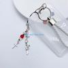 HX6F Multicolor Phone Lanyard Star Pendant Keychain Anti-Lost Phones Chain Handmade Beaded Cellphones Straps Accessory