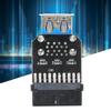 Адаптер-конвертер 19PIN to 2-Port USB 3.0 Black ABS Computer Equipment Accessories