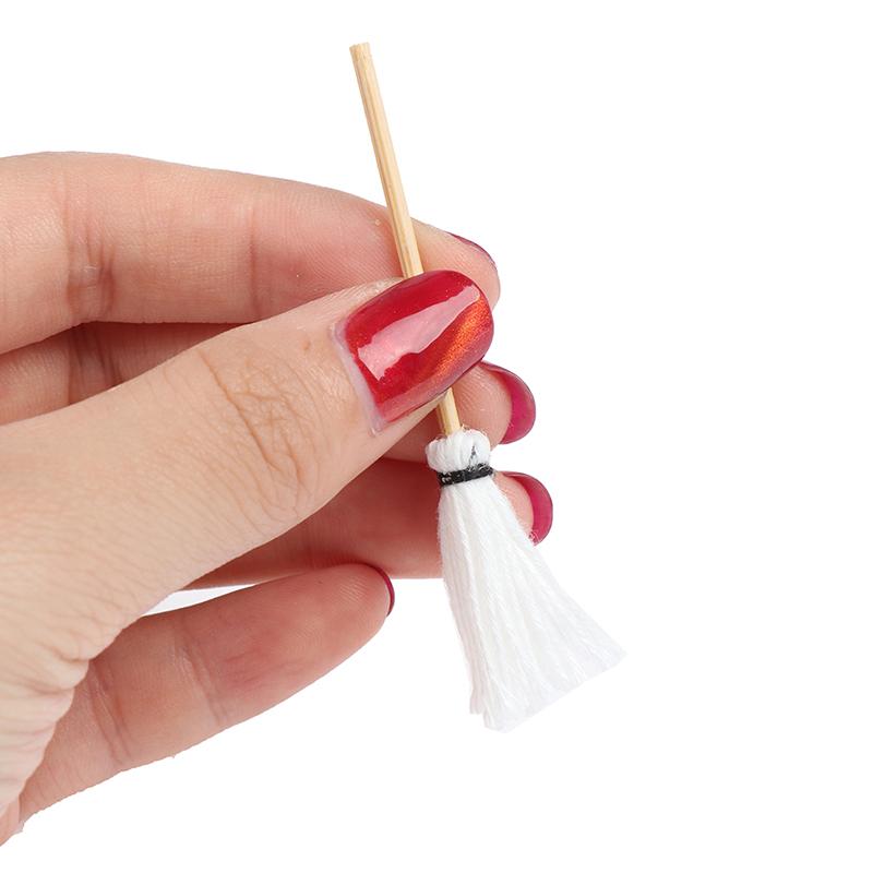 1Комплект 1:12 Миниатюрный кукольный домик для кухни, ведро для швабры, декоративная игрушка для кукольного домика