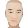 Latex Face Cover Soft Elastic Reusable Half Face Man Realistic Cosplay Latex Prop for Parties and
