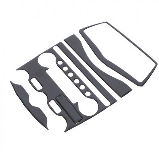 Glossy Piano Black Central Console Cover Trim For Nissan 370Z Z34 2009-