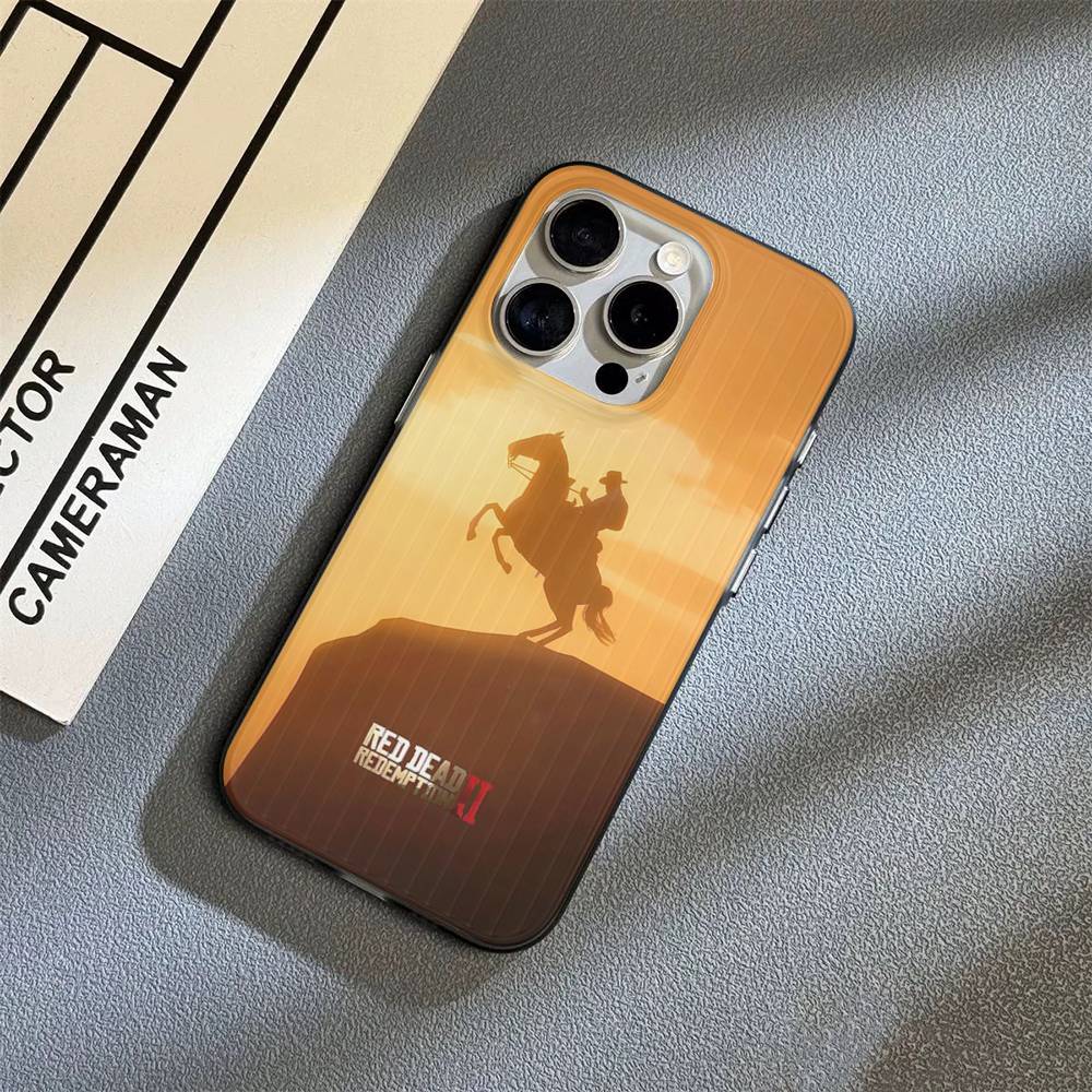 Чехол для телефона Red Dead Redemption RDR 2 для iPhone 17 16 15 11 12 13 14 Pro Max Мягкий гофрированный силиконовый чехол