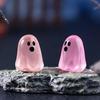 Светящиеся 10/20 шт. Разноцветные Хэллоуинские Мини-Призраки Светящиеся в темноте Миниатюрные Фигурки Призраков Крошечные Украшения-Призраки