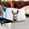 Personalized and Funny Donkey-headed Glass Cart Beautification and Decoration Sticker