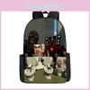 Рюкзак школьный 17 дюймов с персонажем Скибиди Туалет, из дышащей ткани Оксфорд для учеников начальной школы