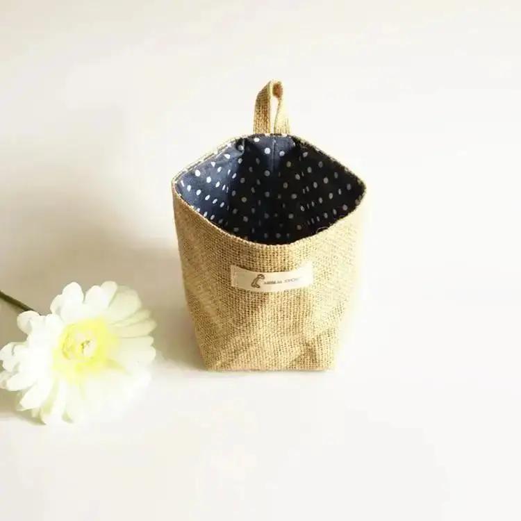 Корзины для грязного белья в ванной комнате Складные корзины для белья Мешки Домашний органайзер для хранения Сумка Хлопковая корзина Аксессуары