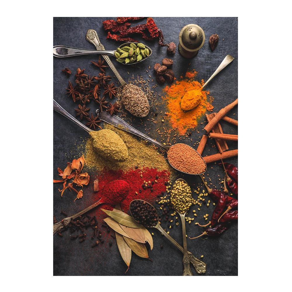 Herbs and Spices for Cooking Canvas Art Posters And Prints Kitchen Theme Canvas Paintings On the Wall Art Pictures Cuadros Decor
