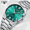Мужские часы модные повседневные мужские кварцевые часы из нержавеющей стали светящиеся водонепроницаемые спортивные часы для мужчин