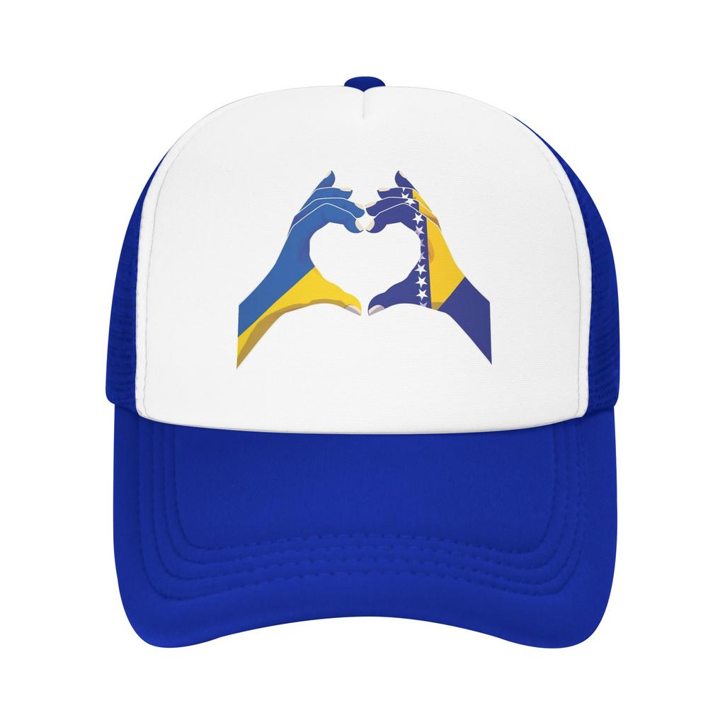 Bosnia and Herzegovina Flag Cap For Unisex Women Cool Baseball Cap Trucker Hat Travel Headewear Adjustable