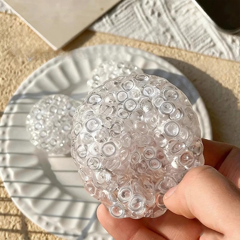 upgrade Ice Bead Squishy Balls - Super Soft Mochi Fidget Toy with Slow Rebound Texture for Anxiety Relief & Relaxation