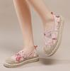 Мода 2025 Горячая Распродажа Дышащая Сетка Кружево Балетки Обувь Женские Эспадрильи Повседневные Цветочные Женские Лоферы Zapatillas Fisherman