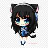 Chibi Anime Face Chibi Sinon Iron On Patches For Clothing Applique Stickers On Clothes Heat-Sensitive Custom Patch