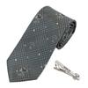 Necktie Tie Bar Set PN914458 Gray 001 SNOOPY Brand Necktie Tie Pin Present [Peanuts] &