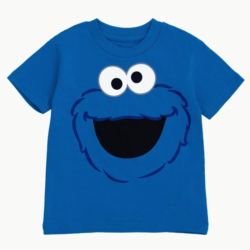 Sesame Street Elmo Oscar Big Bird Biscuit Monster Highquality Casual Couple Street Fashion Sports Tshirt