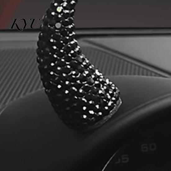 Unique Gift for Gothic Fashion Lovers 1 Pair Rhinestone Devil Horns, Car Dashboard Decor, Faux Crystal Sparkling Demon Hair Accessories Theme Parties