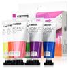 Acrylic 6 Fluorescent Acrylic Quick Can Be Painted On For Coloring Art Experts Paint, Colors, Pigment, Drying, Durable, 75ml,