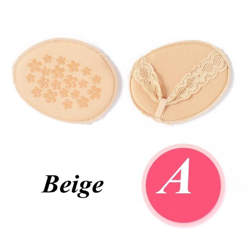 1 Pair Invisible Half Size Forefoot Cushion Women's High Heels Anti-slip Foot Protectors Soft and Durable Insoles Reduce Pain