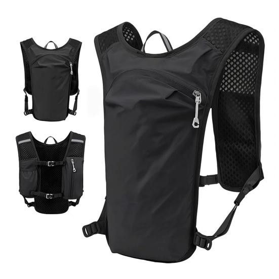 Hydration Backpack Breathable Hiking Vest with Water Bladder Men Women Outdoor Sports Daypack for Trail Running Cycling Mountaineering