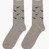 UNBDAY Unisex Puppy Pattern Socks - Cocoa
