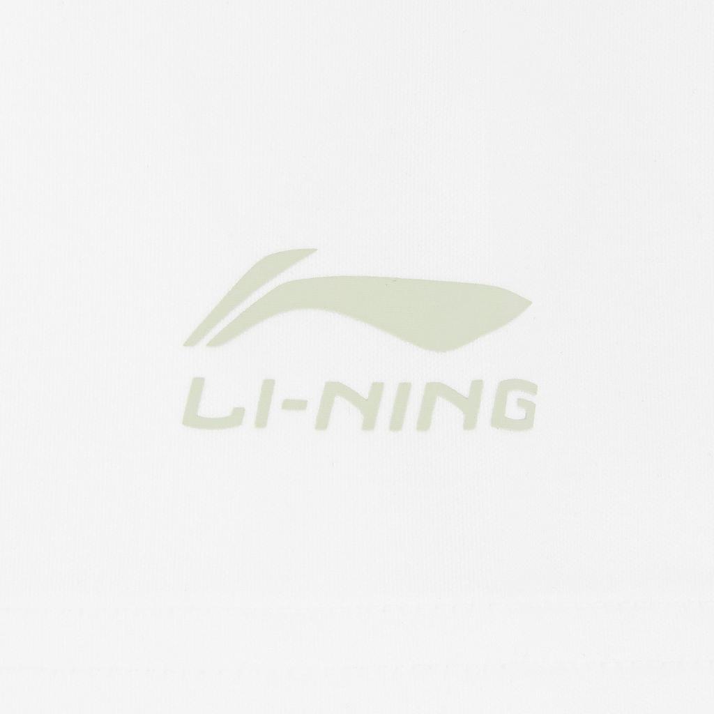 Li-Ning Быстросохнущая Прохладная Повседневная Футболка с Круглым Вырезом и Логотипом Женские Топы ATSW624-1