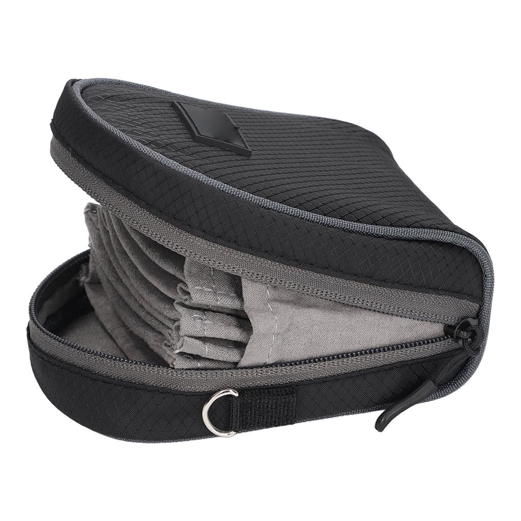 Чехол для фильтров объектива камеры 8 слотов Портативная сумка для фильтров Пылезащитная с плечевым ремнем для фотографии