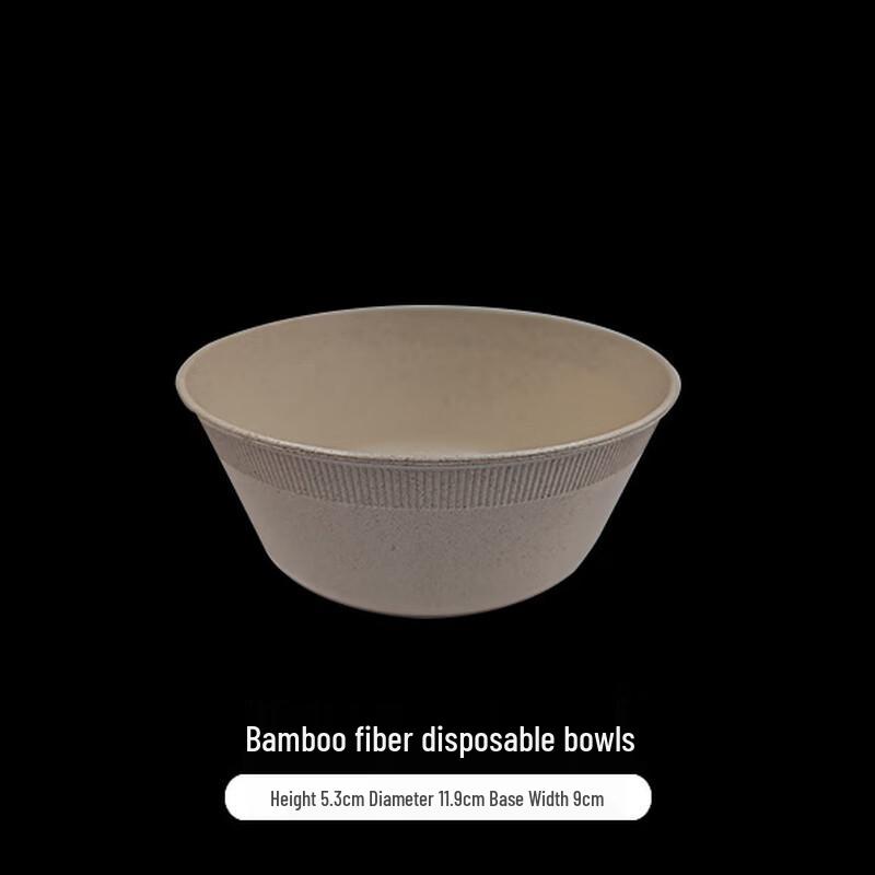 Qianyu Biodegradable Bamboo Fiber Disposable Dinnerware Set