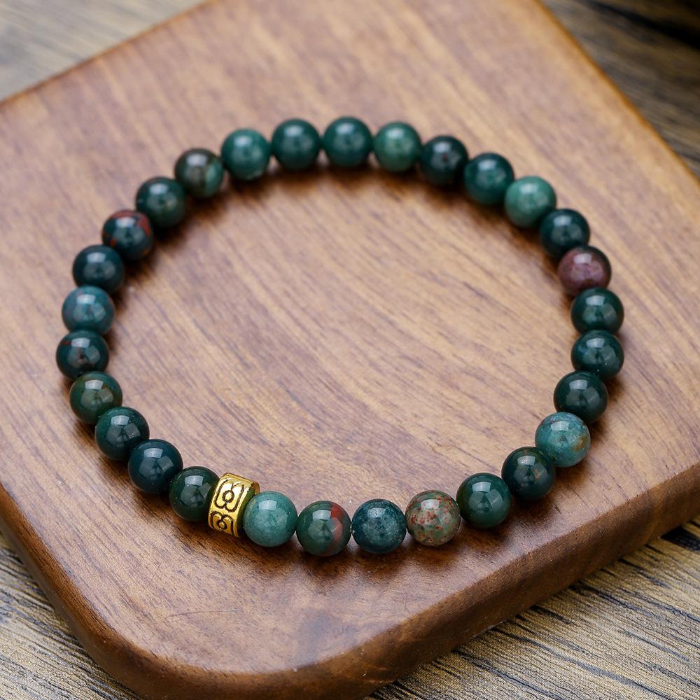 Кристаллический браслет тигровый глаз эластичный браслет из бисера оптовая продажа натуральный камень экспорт ювелирные изделия бисер браслет