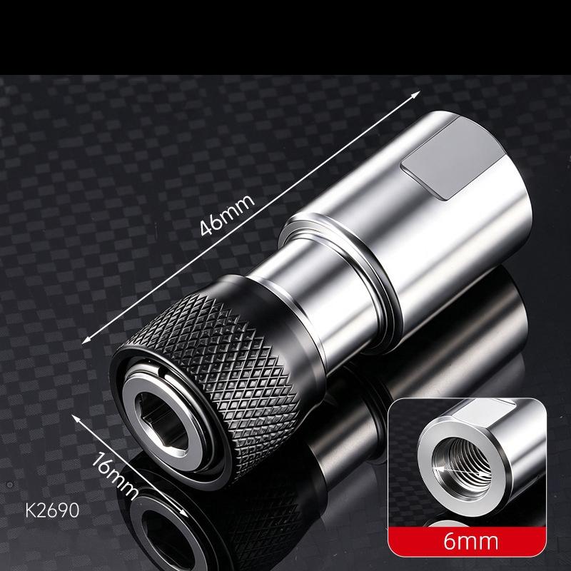 Xiaomi Quick Release Impact Bit Holder,Hex Socket Adapter Keyless Electric Drill Screwdriver Conversion Head Quick Release Converter