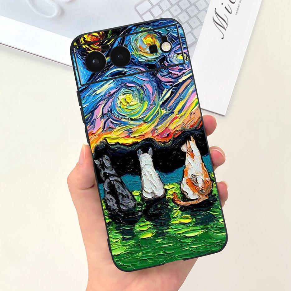 Чехол для Google Pixel 6 Pro Милый Модный Мультяшный Чехол Мягкий Силиконовый Чехол для Телефона Для Google Pixel 6A Pixel6 Pro Fundas Capa Coque