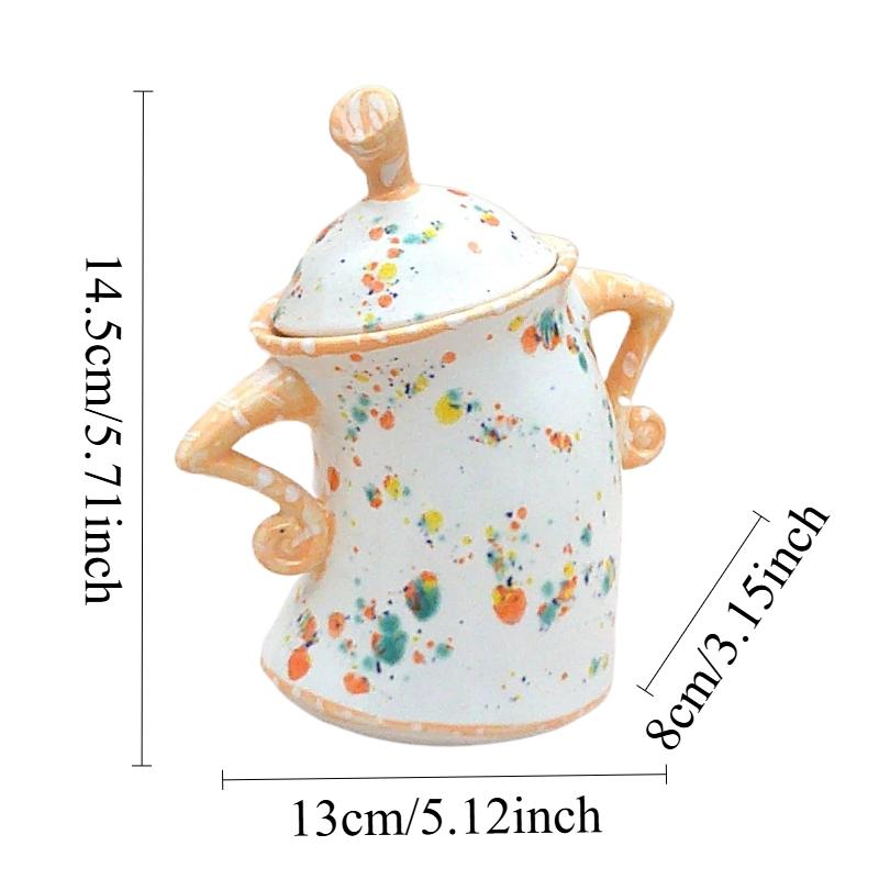 1Pcs Resin Jars Full of Attitude Sassy Handmade Craft Unique Home Decor Family Cute Atmosphere Living Room Ornament