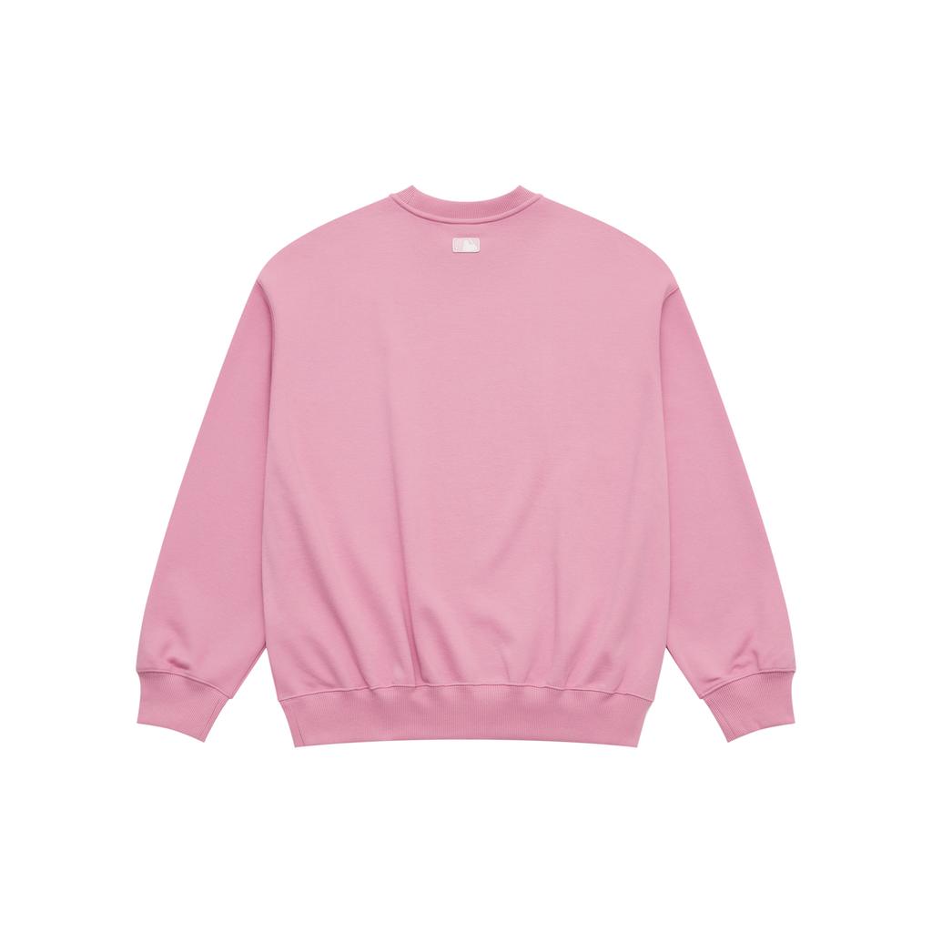 New MLB Preppy Style Collection Boston Red Sox SS25 Sweatshirt Unisex Pink 3AMTV0651-43PKP