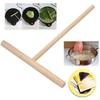 1/1 Set Crepe Spreader Heat-resistant Burr-free Non-stick Time-saving Scratch Resistant Bamboo Dragonfly Egg Pie Scraper Home Supply