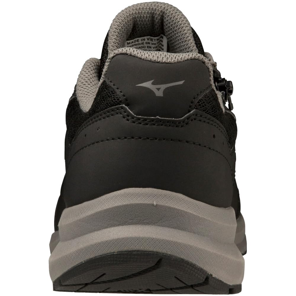 Кроссовки (Мужской) MIZUNO Черные кожаные кроссовки для ходьбы Wave Freeride SL SW Широкие Легкие Повседневные см 4E 26.5