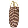 agnes b. MX02-03 Raffia Stripe Tote Bag Natural/Black/YellowUsed