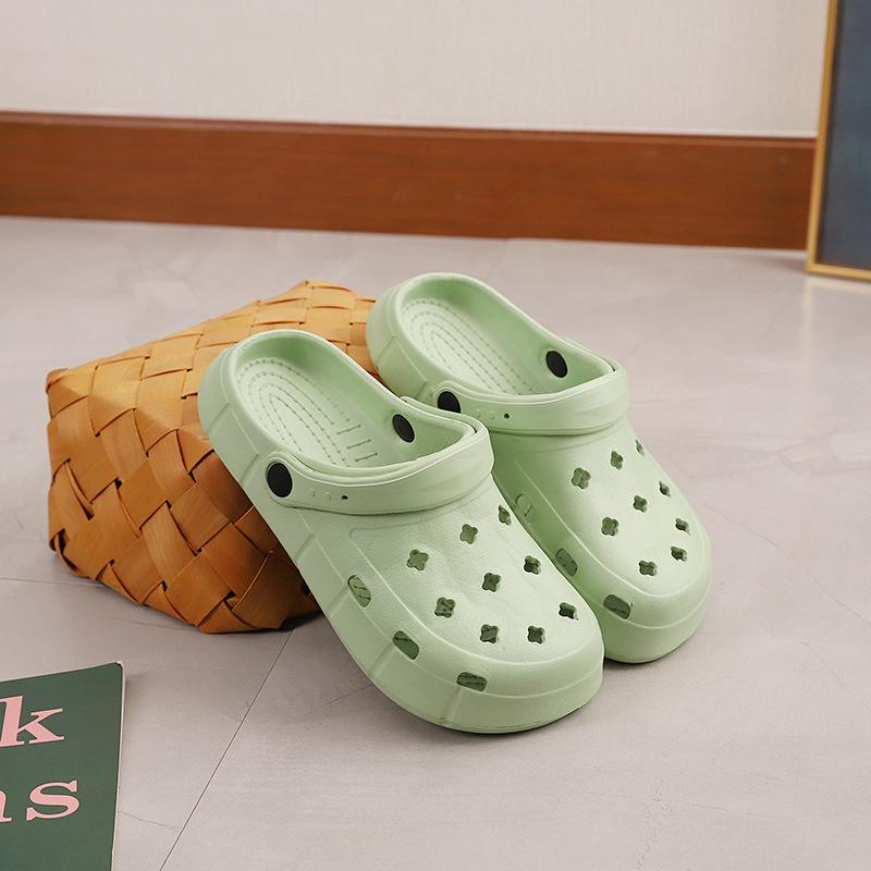 Женские летние пляжные шлепанцы из пены ЭВА: Универсальный двусторонний дизайн с отверстием для пальца