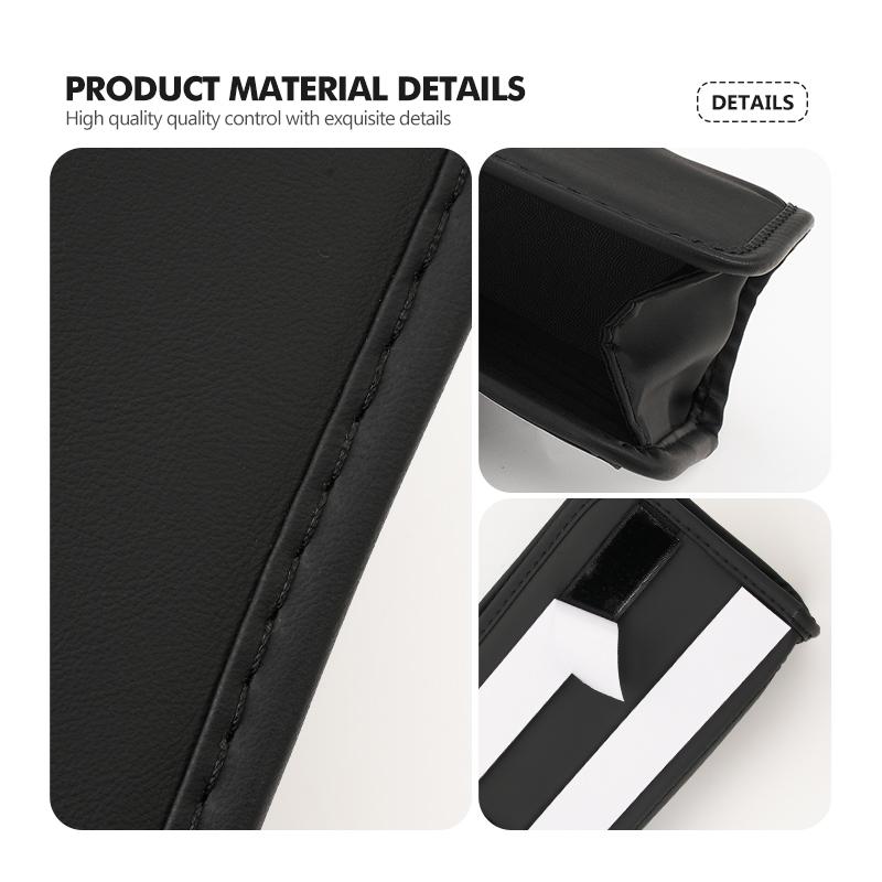TMBCU1 Car Trash Can Storage Pocket Leather Auto Interior Organizer Bag For Volkswagen VW mk6 CC B5 B6 B7 Golf 4 5 6 7 Scirocco Sagitar