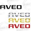 For Chevrolet Aveo Lettering Metal Badge Stickers Car Rear Trunk Emblem Decoration Car Styling