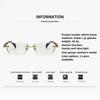 Frameless  Anti Blue Light Glasses  Rectangular Flat Lens for Women & Men