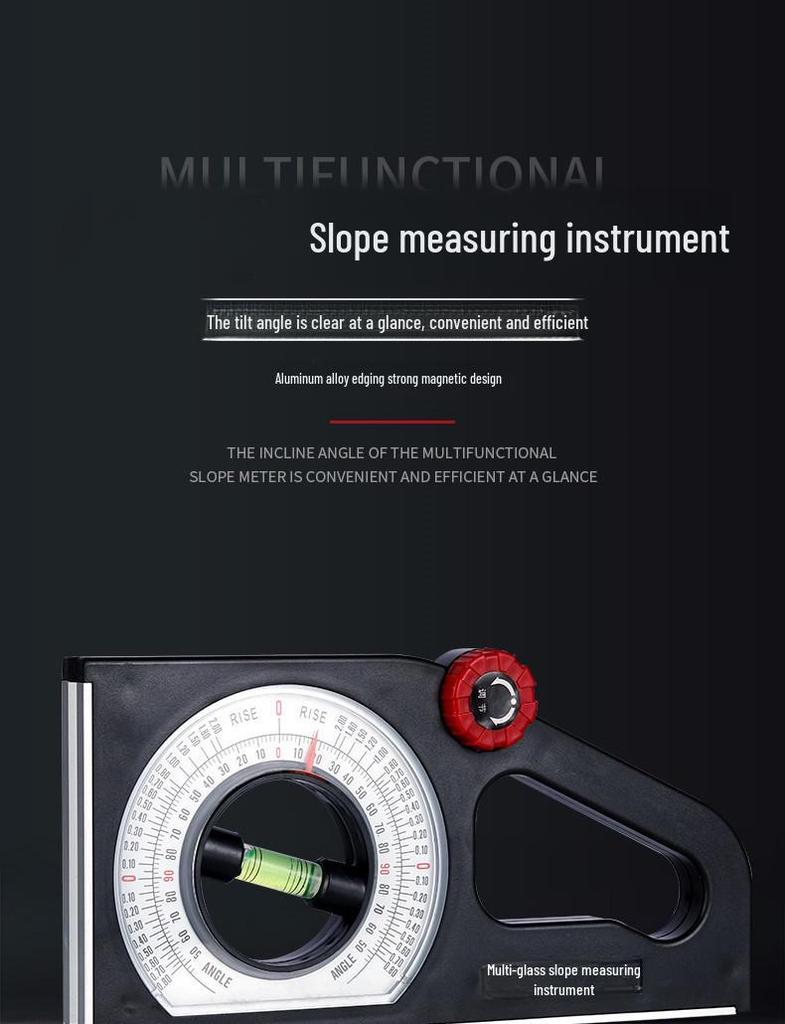 Универсальная магнитная линейка для измерения наклона - точечный инженерный угловой инструмент