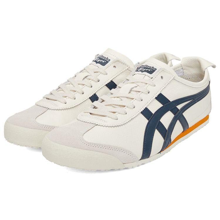 ONITSUKA TIGER Кроссовки унисекс Mexico 66 Retro Легкие Прочные Низкие Кроссовки для бега Белый Синий Желтый 1183B771-107
