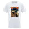 Famous Painting Parody Graphic Tshirt Abstract Monster Gingerbread Unisex Print Unisex Casual Short Sleeve Funny Streetwear Tee