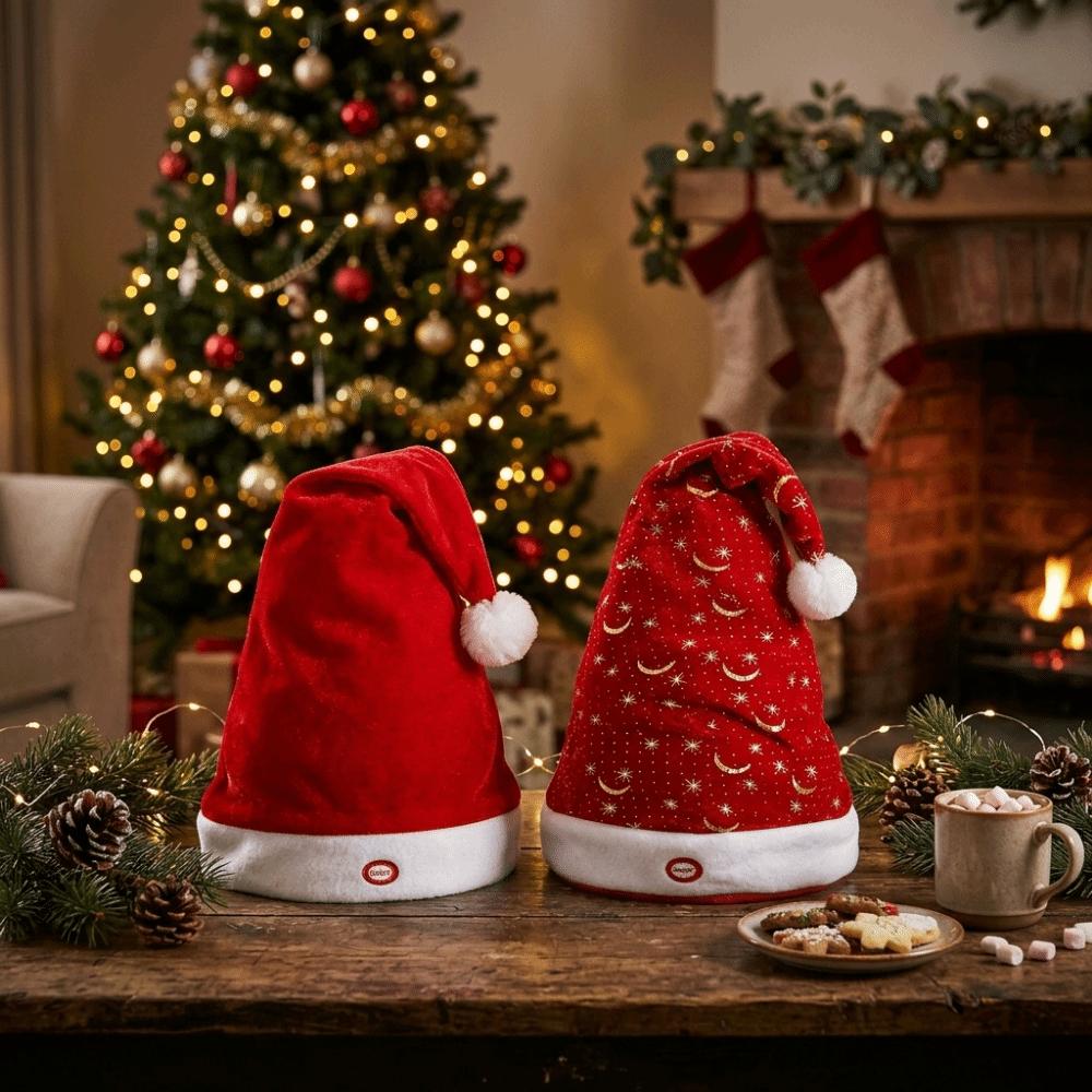 Electric Swing Dancing Christmas Hat Plush Christmas Swing Hat Party