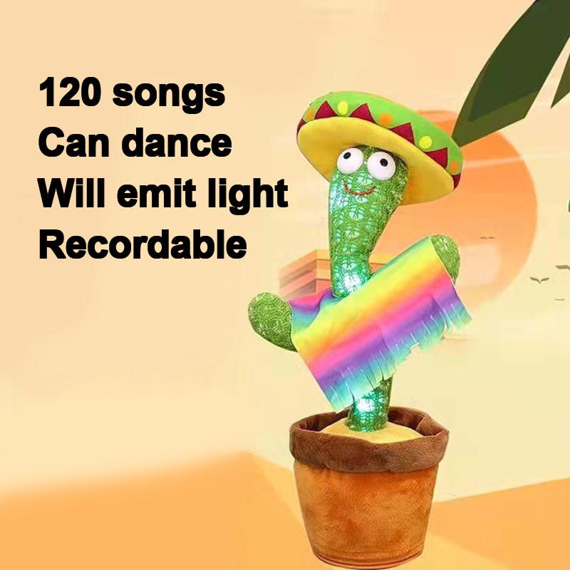 Говорящая танцующая игрушка-кактус