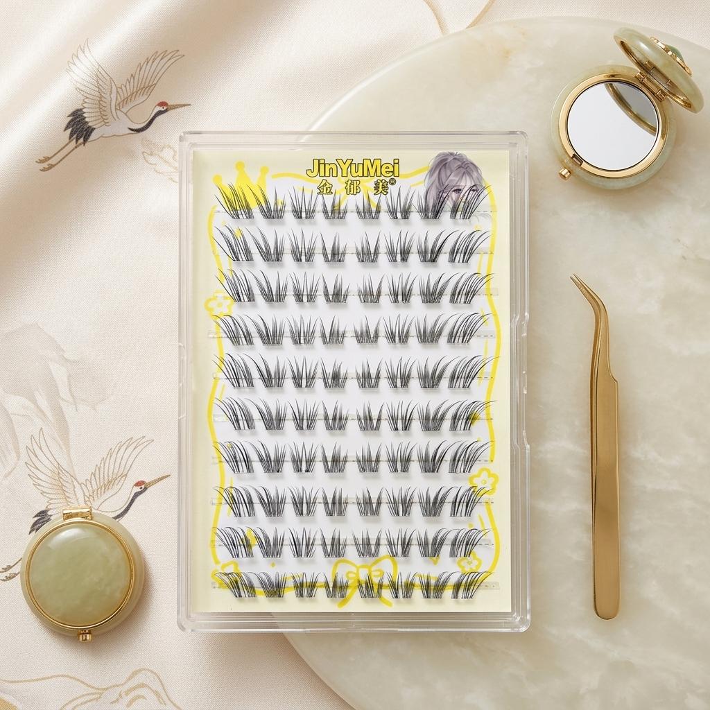 New Chinese Style False Eyelashes Lightweight Comfortable for Natural Makeup Look