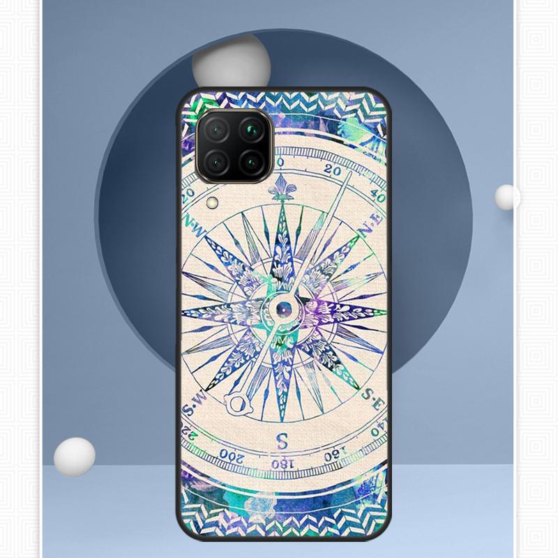 Компас Для Huawei Nova Y72 Y90 Y61 Y91 Y60 Y70 12s 12i 11i 8i 9 10 SE P20 P40 Lite P60 P30 Pro Чехол
