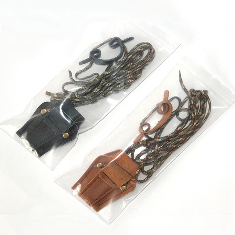 True Cowhide Archery Bowstring Install Tool Rope Cord Recurve Long Bow Stringer String Hunter