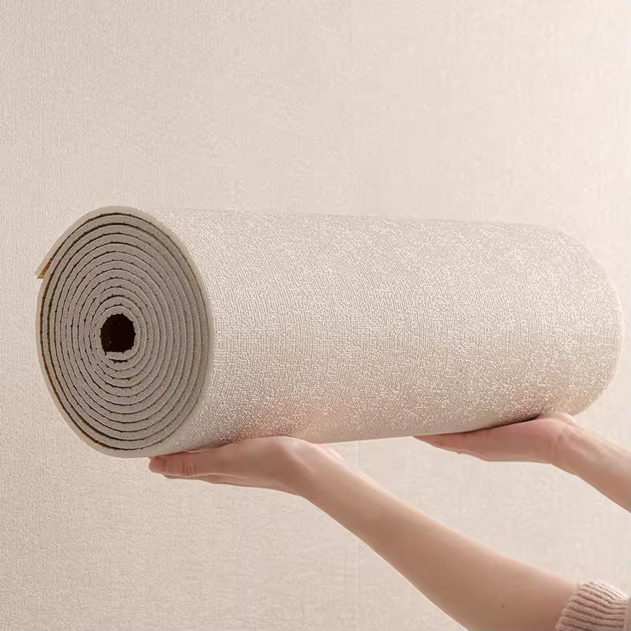 Самоклеящиеся обои сделай сам льняные обои украшение акцентной стены гостиной самоклеящаяся наклейка на стену утолщенная версия sui